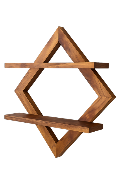 Bruin Eikenhouten Wandrek