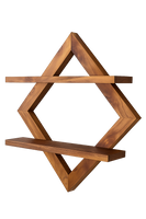 Bruin Eikenhouten Wandrek